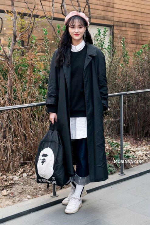 黑白穿搭　夏天